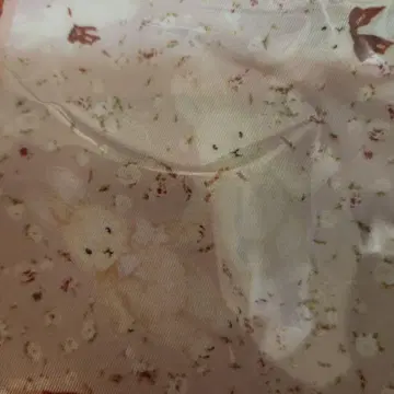 핑크하우스 토끼&패치워크 디자인 트래블 파우치