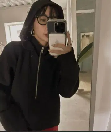 Ameri ZIP UP HOODIE SHORT KNIT