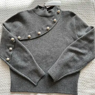 PINKY&DIANNE 그레이 하이넥 스웨터 38