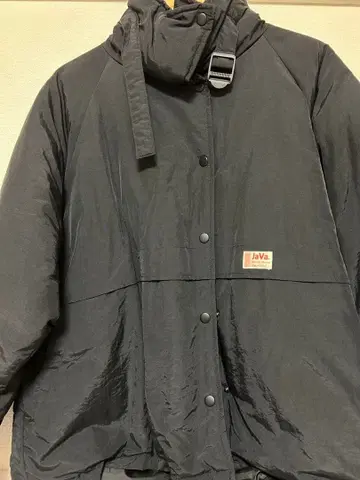 블랙 다운 자켓