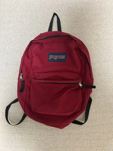 JANSPORT 와인 레드 럭색