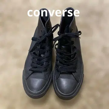 CONVERSE 블랙 하이컷 스니커즈