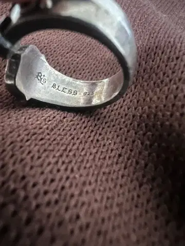 bless 925 실버 C 모티브 반지 아마도 13호