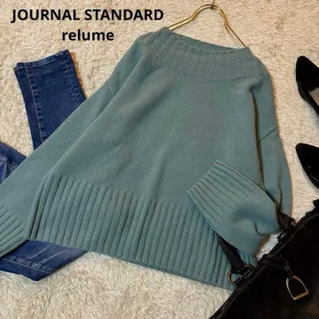 저널 스탠다드 리룸 해밀턴 울 니트 그린 보트넥