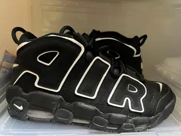 모어 업템포 하이컷 스니커즈 블랙