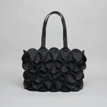 ELEMOOD Blossom Zipper Tote Bag L 블랙