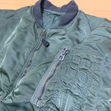 미군 실물 정품 관급품 80S MA-1 플라이트 자켓 L 사이즈 F 타입