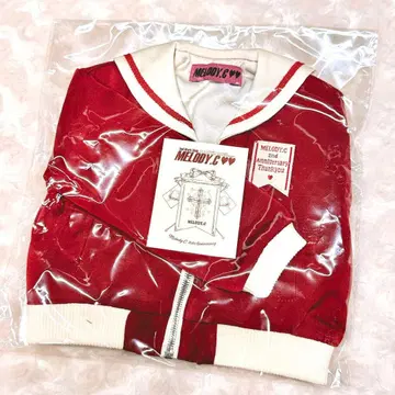 [ 미개봉 ] MELODY.C 세일러 카라 블루종 빨간색 SD/DD