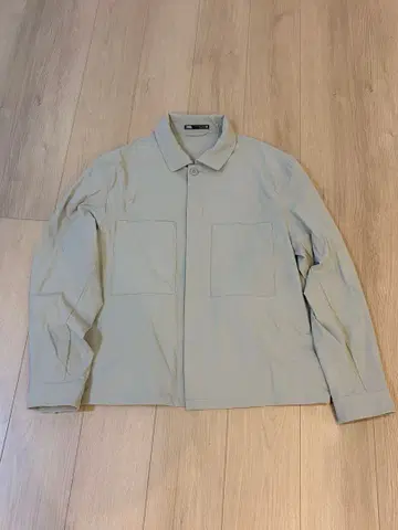 ZARA 남성용 그레이 나일론 자켓 L
