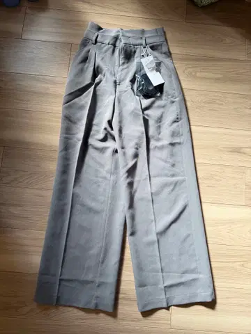 완판템 택 포함 새상품 mystic 벨트 포함 슬랙스 그레이 사이즈 1
