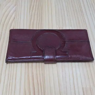 가죽 장지갑 다크 브라운 이탈리아제