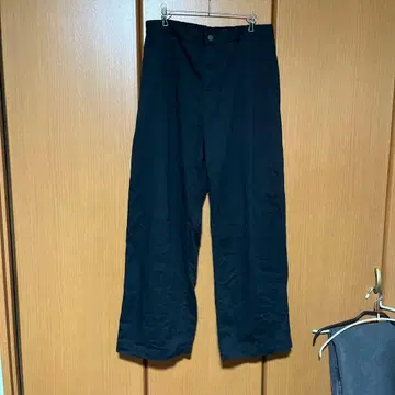 UNIQLO JWA 커브 팬츠 블랙 XL