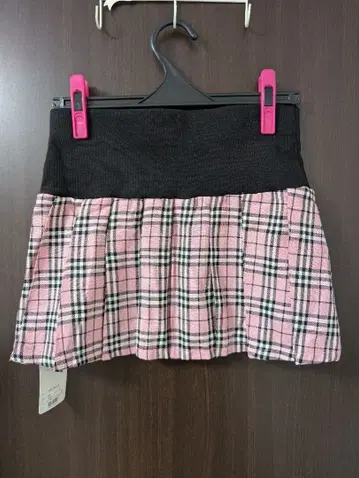 TRALALA 체크 플리츠 스커트 프리 사이즈 미사용 새상품