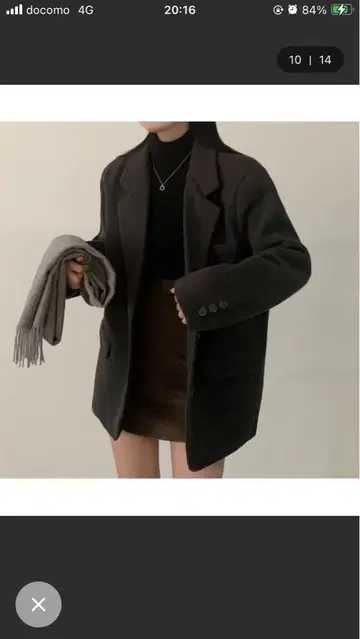 한국 패션 성숙/러블리 모던 코트 테일러드 자켓