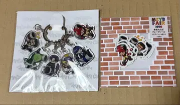 진지하게 야바시티 본기 렌보 6연 아크릴 참 플레이크 씰