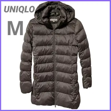 유니클로 울트라 라이트 다운 롱 그레이 페더 UNIQLO