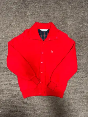 Grand Slam Munsingwear 울 블루종 레드