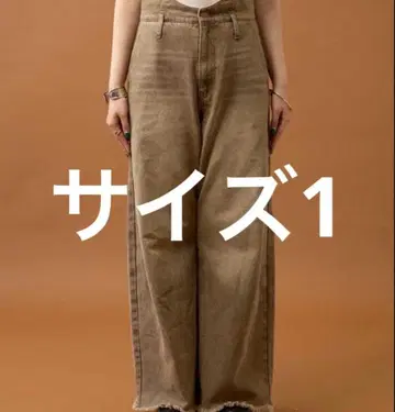 mystic 웨이브 데님 브라운