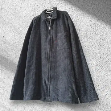 [레어 USA 서프 브랜드] 체크 무늬 집업 자켓 하운드투스 레트로