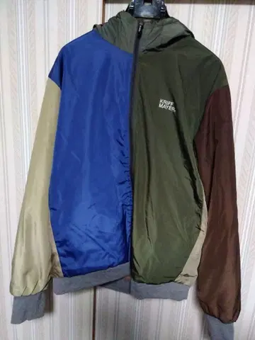 KRIFF MAYER 플리스 자켓 멀티 컬러 리버서블 L