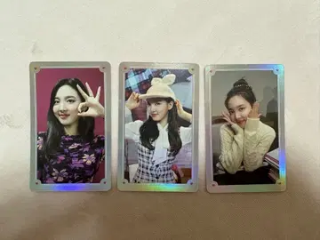 TWICETV 2018 나연 트레이딩 카드 3장 세트
