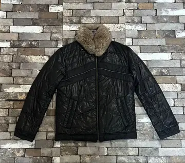 Men's Bigi 블랙 퍼 다운 자켓