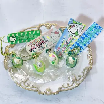 헬로키티 나가노 한정판 오제 버전 스트랩 세트