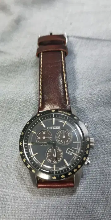 Citizen 크로노그래프 손목시계 에코 드라이브 BL5495-05E