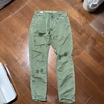 DEMHAM 데미지 가공 워크 팬츠 W30