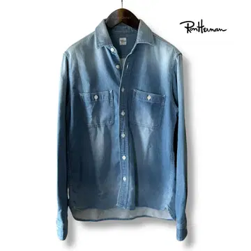 론 허먼 / 맨투맨 데님 / 인디고 셔츠