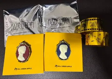 Mrs. GREEN APPLE 핀 배지 바벨 금색 은색 2종류