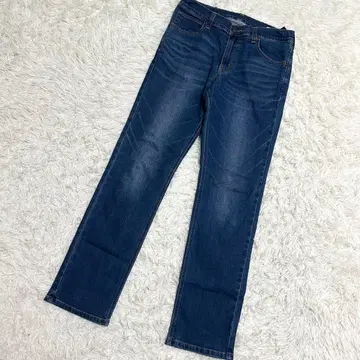 EDWIN 새상품급 G 스트레이트 데님 청바지 심플 블루 ( M )