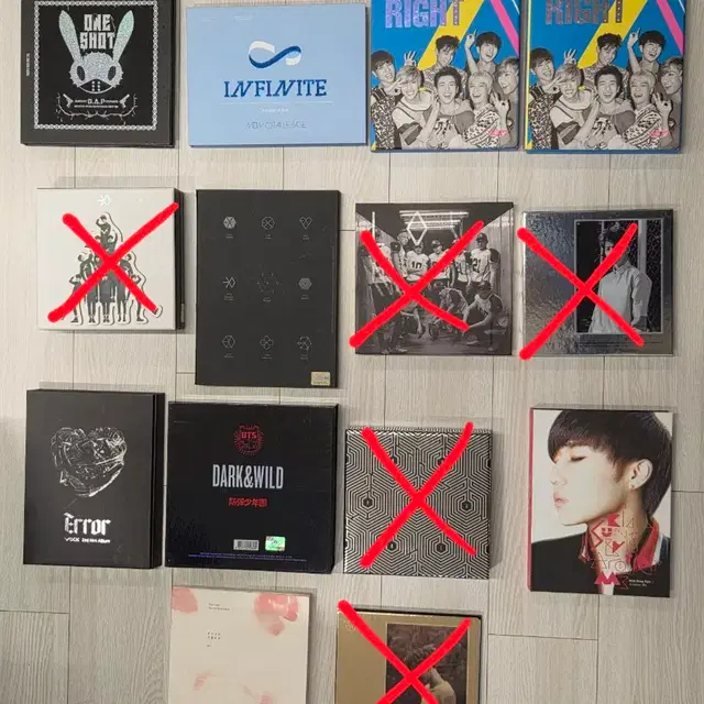 아이돌 앨범 판매(엑소,방탄,인피니트,빅스,BAP,갓세븐)