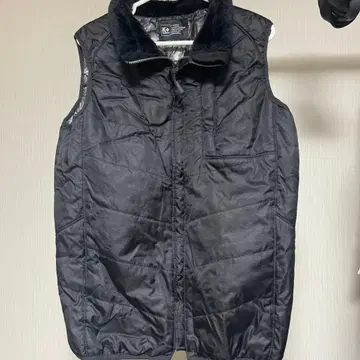 블랙 집업 베스트