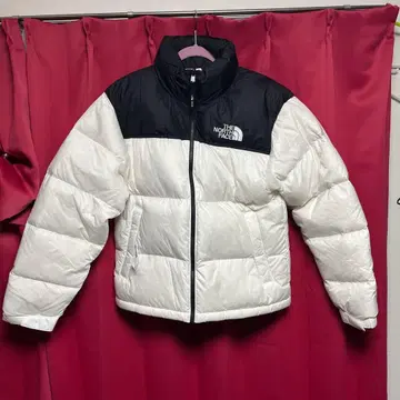 THE NORTH FACE 다운 자켓 L 사이즈 화이트/블랙