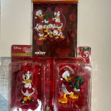 디즈니 크리스마스 오너먼트 도날드, 데이지 2개 세트 + 덤