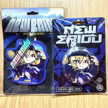 젠레스 존 제로 젠제로 휴고 엘리도 시리즈 캔뱃지 키링