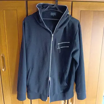 더블 지퍼 후드티