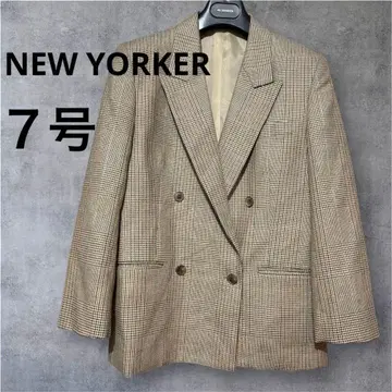 NEW YORKER 테일러드 자켓 7호 실크 소재