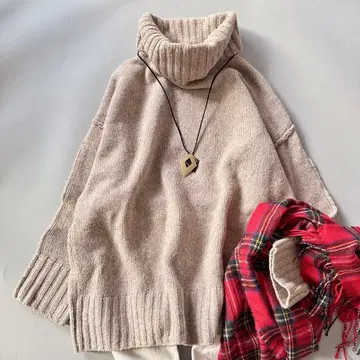 띠어리 럭스 캐시미어 혼방 울 긴팔 니트 스웨터