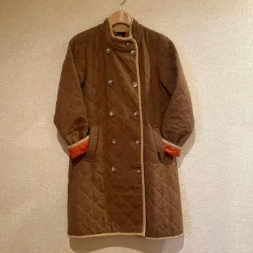 LAVENHAM 브라운 퀼팅 자켓