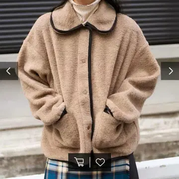 FREAK'S STORE 둥근 카라 컷 보아 자켓