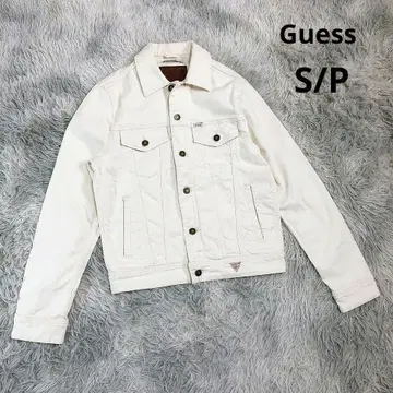 [게스] 화이트 데님 자켓 (L 상당) 화이트 G DILLON