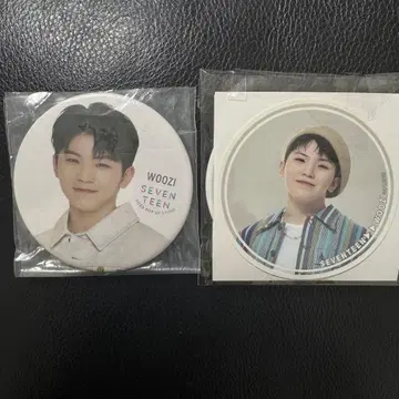 SEVENTEEN WOOZI 캔뱃지 세트