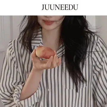 [미사용 새상품] JUUNEEDU 스트라이프 룸웨어