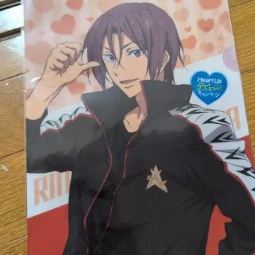 Free!TYM 하트 업 네이비 콘택트 클리어 파일 마츠오카 린