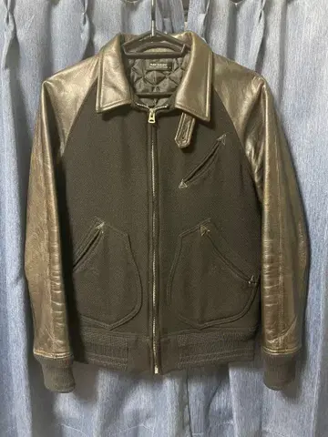 RUDE GALLERY 멜톤 가죽 자켓