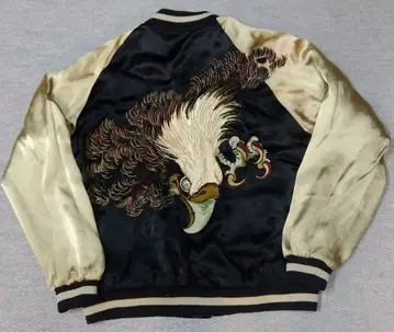 화려악단 스크립트 리버서블 스카잔 매, 용, 호랑이 무늬 L