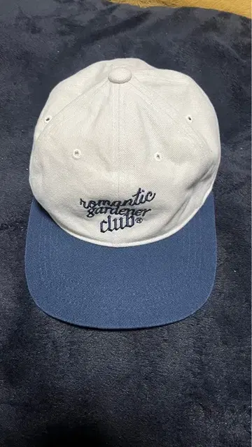 romantic garden club 캡 화이트/네이비
