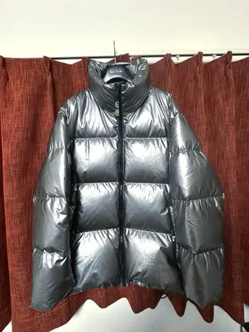 GAP 갭 오버 사이즈 다운 자켓 M 실버 메탈릭